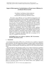 PHYSORThe Physics of Fuel Cycles and Advanced Nuclear Systems: Global Developments Chicago, Illinois, April 25-29, 2004, on CD-ROM, American Nuclear Society, Lagrange Park, ILImpact of Heterogeneous Cm-di