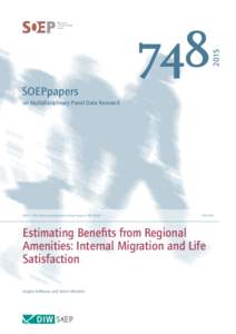 Estimating Benefits from Regional Amenities: Internal Migration and Life Satisfaction