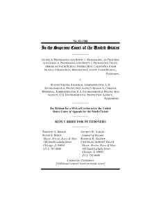 No[removed]In the Supreme Court of the United States GUIDO A. PRONSOLINO AND BETTY J. PRONSOLINO, AS TRUSTEES FOR GUIDO A. PRONSOLINO AND BETTY J. PRONSOLINO TRUST; AMERICAN FARM BUREAU FEDERATION; CALIFORNIA FARM