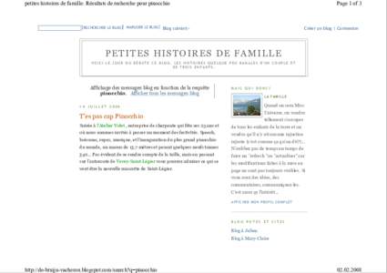 petites histoires de famille: Résultats de recherche pour pinocchio  Page 1 of 3    