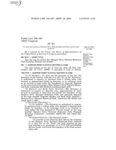 PUBLIC LAW 108–307—SEPT. 24, [removed]STAT[removed]Public Law 108–307 108th Congress