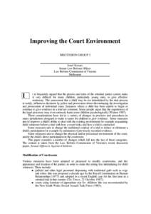 Improving the court environment