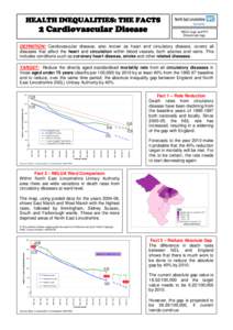 HEALTH INEQUALITIES: THE FACTS  2 Cardiovascular Disease NELC logo and PH Directorate logo