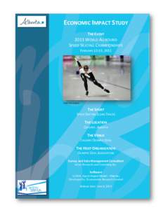 Economic impact analysis / Speed skating / Skate Canada / Sports / Individual sports / Calgary