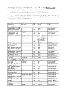 Verordnung des Bundesdenkmalamtes betreffend den Verw. Bezirk Horn, Niederösterreich Auf Grund des § 2a des Denkmalschutzgesetzes, BGBl. I Nr, wird verordnet: § 1. Folgende unbewegliche Denkmale des (Verwalt