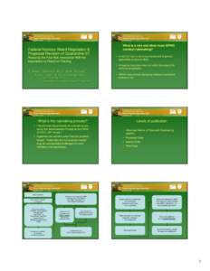 Microsoft PowerPoint - 2. Federal Noxious Weed Regulation-Tasker