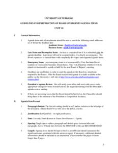 Writing / University of Nebraska–Lincoln / Action item / Nebraska / Management / Documents / Outline