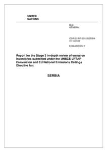 UNITED NATIONS Distr. GENERAL  CEIP/S3.RR/2012/SERBIA