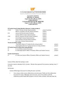 University of Tennessee / Ultimate Fighting Championship / Candace / Tennessee