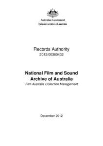 NFSA Records Authority[removed]Film Australia