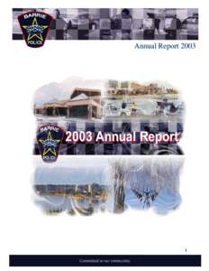 Annual Report[removed] Annual Report 2003 Table Of Contents