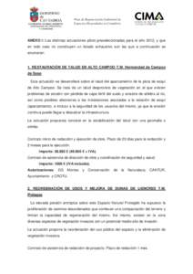 Plan de Regeneración Ambiental de Espacios Degradados en Cantabria