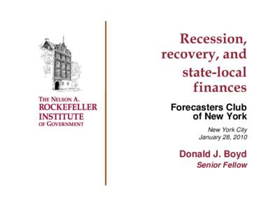 Recessions / United States housing bubble / Income tax in the United States / Taxation in the United States / Tax / Economics / Macroeconomics / Business cycle