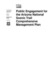 Public Engagement for the Arizona National Scenic Trail Comprehensive Plan