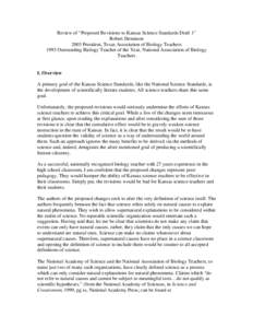 Science / Denialism / Discovery Institute campaigns / Religion and politics / Creation–evolution controversy / Creation and evolution in public education / National Association of Biology Teachers / Scientific method / Kansas evolution hearings / Creationism / Religion / Intelligent design movement