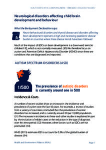 Autism / Attention-deficit hyperactivity disorder / Developmental neuroscience / Developmental psychology / Childhood psychiatric disorders / Attention deficit hyperactivity disorder / Developmental disorder / Methylphenidate / Epidemiology of autism / Psychiatry / Medicine / Health