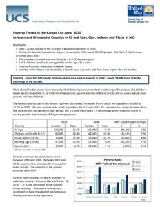 Microsoft Word - Kansas City Area Poverty 2010 v3.doc