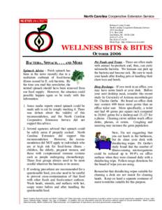 North Carolina Cooperative Extension Service Robeson County Center North Carolina Cooperative Extension Service 455 Caton Road P. O. Box 2280 Lumberton, NC[removed]