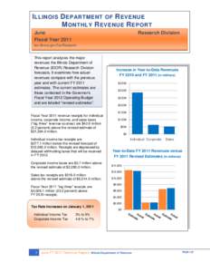 June FY 2011 Revenue Report