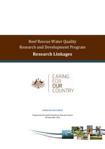 Microsoft Word - Reef Rescue Research Linkages v101111.doc