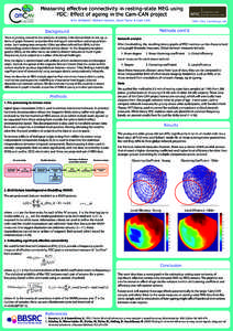 Measuring effective connectivity in resting-state MEG using PDC: Effect of ageing in the Cam-CAN project Nitin Williams1, Richard Henson, Jason Taylor & Cam-CAN Methods cont’d