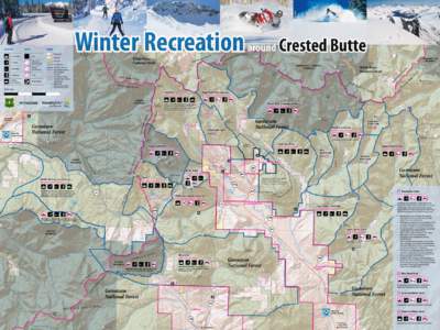 Winter Recreation around Crested Butte  USFS Land Dogsledding