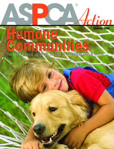 Action  Humane Communities  Summer 2006