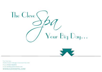 Spa  The Cleve Your Big Day…
