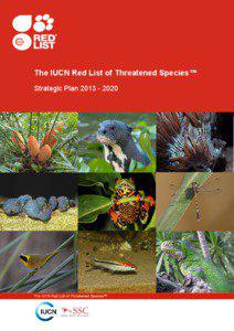 The IUCN Red List of Threatened Species™ Strategic Plan[removed]