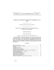 Financial regulation / Economic history of the United States / 106th United States Congress / Commodity Futures Modernization Act / Enron / Repurchase agreement / Federal Deposit Insurance Corporation / Derivative / Federal Reserve System / New Deal agencies / Financial economics / Finance