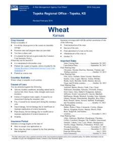 Wheat Crop Insurance in Kansas