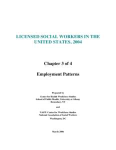 Licensed Social Workers in the U