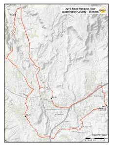 2015 Road Respect Tour Washington County - 38 miles Mile 20  Snow C a ny on Dr