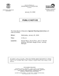 Microsoft Word - January 25, 2006 Agenda Planning Public Notice.doc