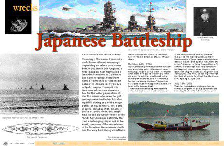 wrecks  Japanese Battleship