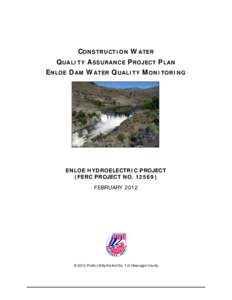 Similkameen Country / Similkameen River / Turbidity / Reservoir / Washington / Enloe Dam and Powerplant / Water / Water pollution / Chemistry