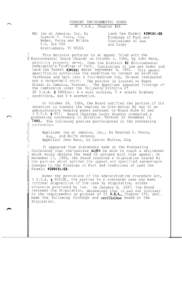 VERMONT ENVIRONMENTAL BOARD 10 V.S.A., Chapter 151 RE: Inn at Jamaica, Inc. by Raymond P. Perra, Esq. Weber, Perra and Wilson P.O. Box 558