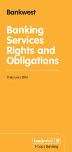 Bankwest  Banking Services Rights and Obligations