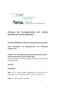 Microsoft Word - RWI forsa[removed]Energieverbrauch privater Haushalte.docx