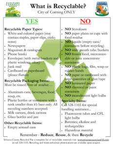 What is Recyclable flyer-residential CORNING.pub