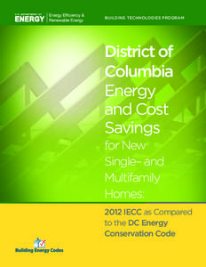 BUILDING TECHNOLOGIES PROGRAM  District of Columbia Energy and Cost