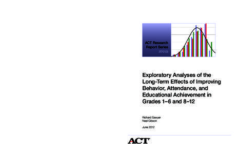ACT Research Report Series[removed]Exploratory Analyses of the Long-Term Effects of Improving