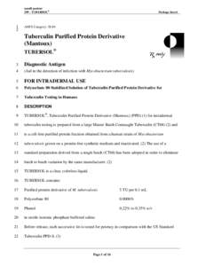 Mantoux test / Latent tuberculosis / Tuberculin / Type IV hypersensitivity / Immunosuppressive drug / Drug injection / Heaf test / QuantiFERON / Tuberculosis / Medicine / Health