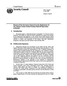 Sudan / War in Darfur / African Union – United Nations Hybrid Operation in Darfur / Darfur / Omar al-Bashir / African Union Mission in Sudan / United Nations Security Council Resolution / Darfur conflict / Africa / International relations