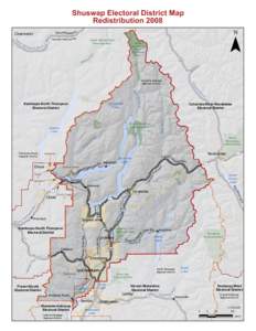 British Columbia / Shuswap Country / Okanagan / Kootenay / Columbia-Shuswap Regional District / Mabel Lake / Kamloops / Monashee Mountains / Sugar Lake / Geography of British Columbia / Geography of Canada / Interior of British Columbia