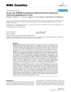 BMC Genetics  BioMed Central Open Access