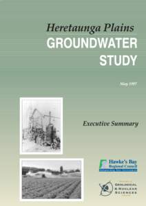 Hydraulic engineering / Earth / Hydrogeology / Groundwater / Heretaunga Plains / Ngaruroro River / Heretaunga / Water / Hydrology / Aquifers