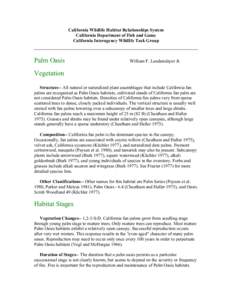 Geography of Southern California / Coachella Valley / Deserts and xeric shrublands / Deserts of California / Washingtonia filifera / Oasis / Arecaceae / Joshua Tree National Park / Fan palm / Geography of California / Geography of the United States / Southern California