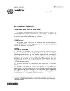 International law / United Nations Commission on International Trade Law / United Nations System / Law / International Law Commission / Public international law / Office of Legal Affairs / United Nations Office of Legal Affairs / Office of the United Nations High Commissioner for Human Rights / United Nations / United Nations Secretariat / International relations