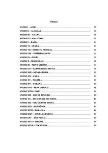 ÍNDICE ANEXO I ACRE.............................................................................................................. 02  ANEXO II ALAGOAS.....................................................................